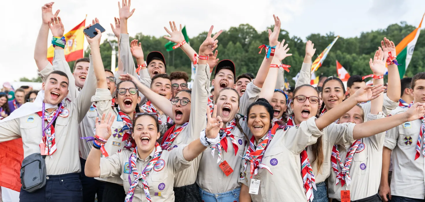 Scouts espagnols au Jamboree Scout Mondial de 2019 en Amérique du Nord