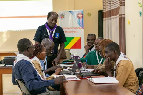 Post-admission support visit to Congo Brazzavile