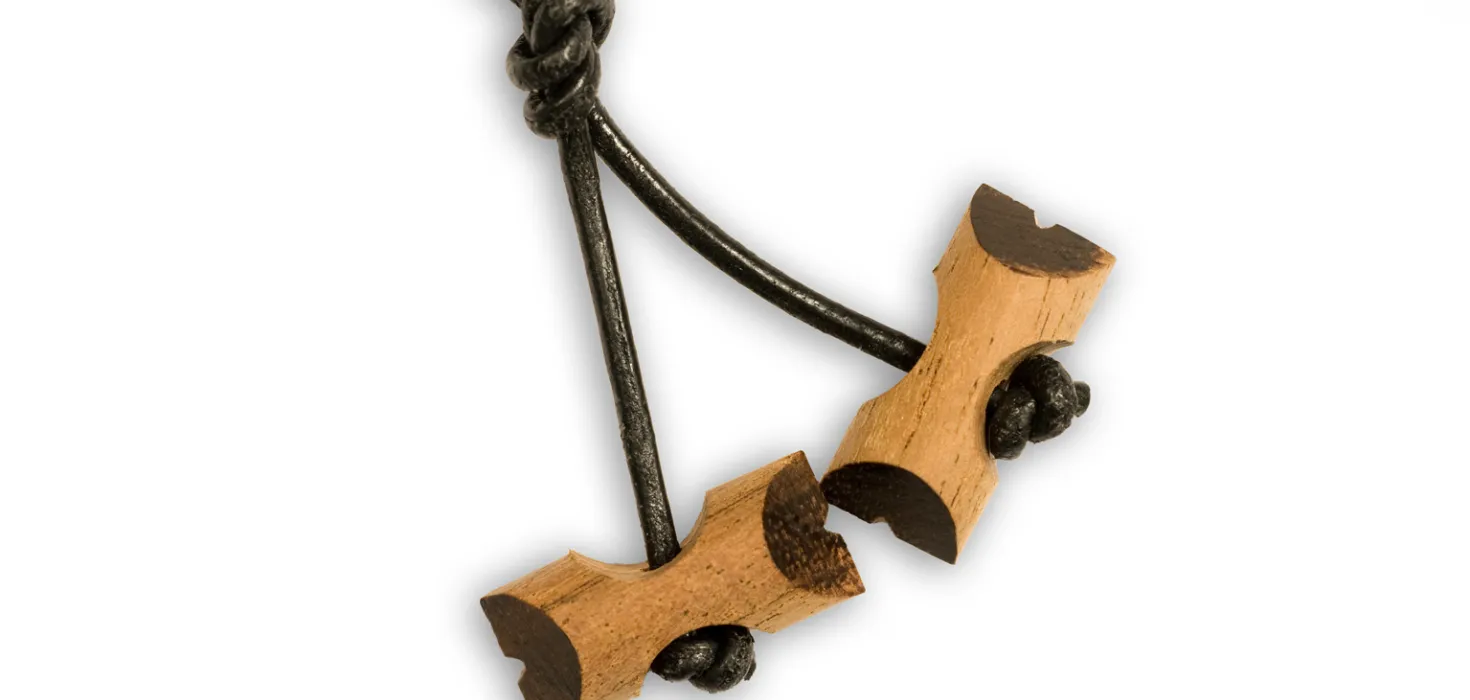 two beads from the wood badge