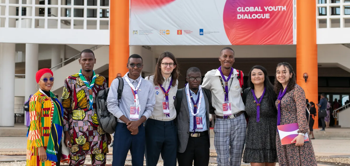Youth Reps pose for a photo