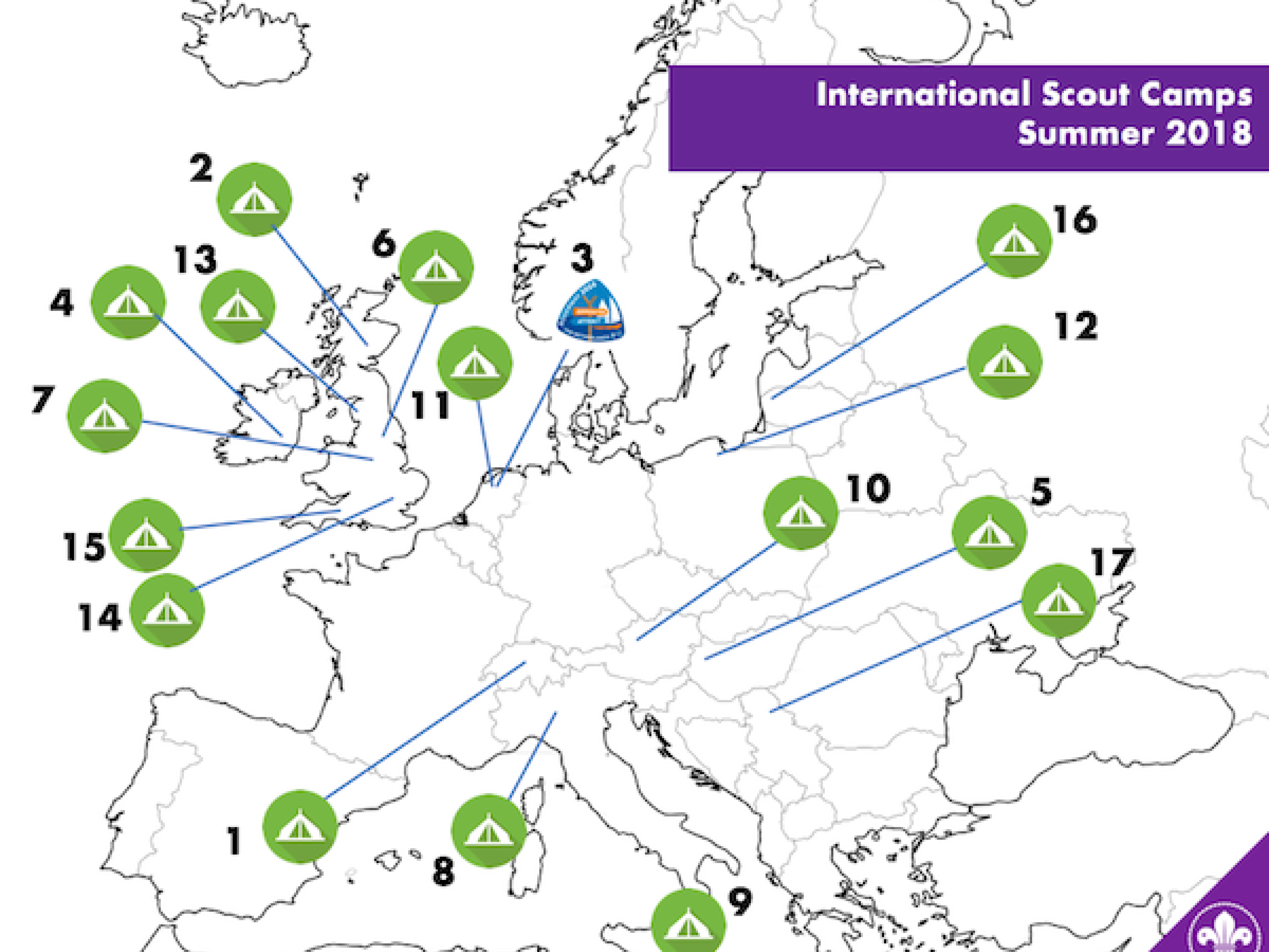 European International Scout Camps 2018 World Scouting