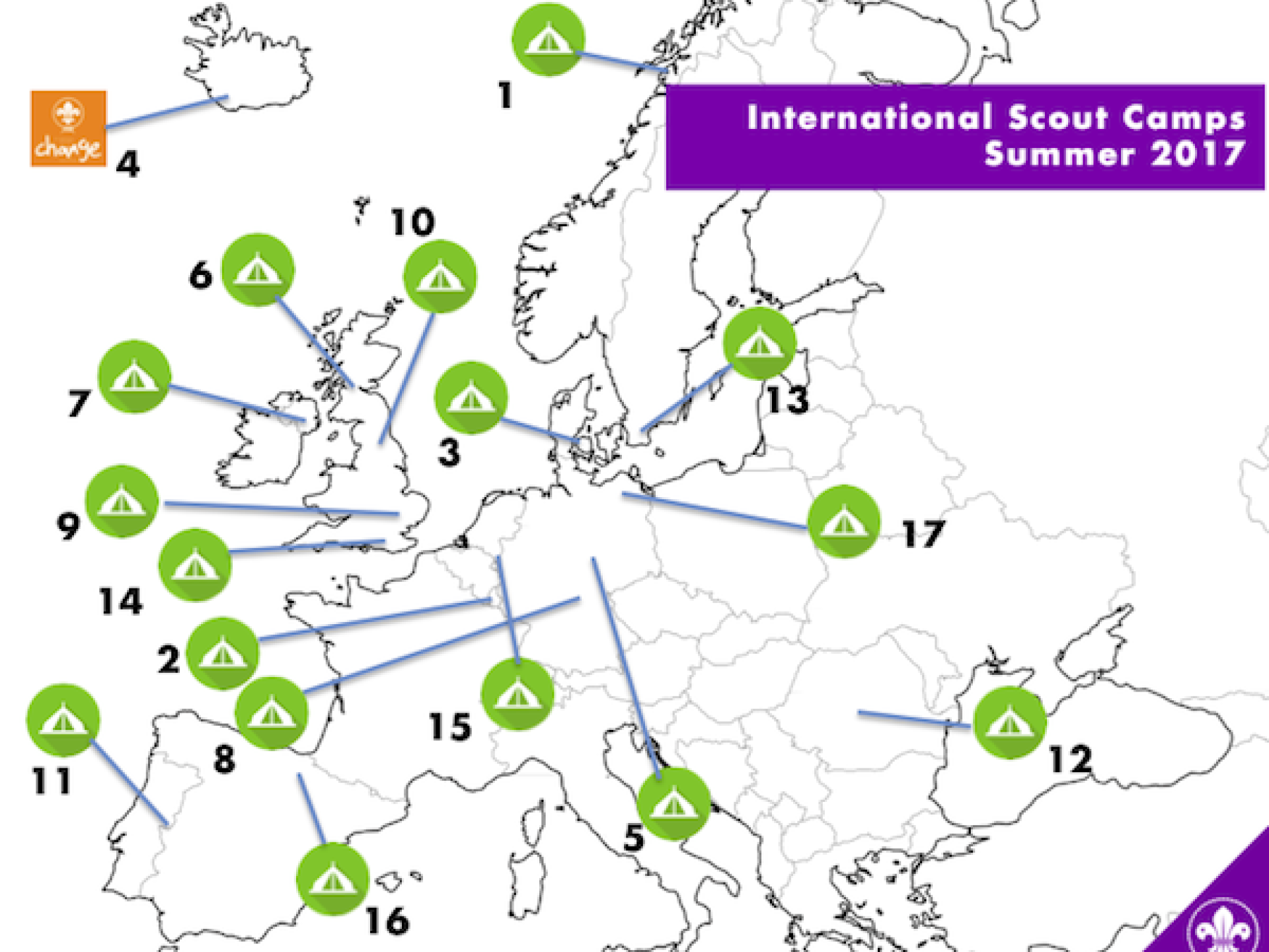 European International Scout Camps 2017 WOSM