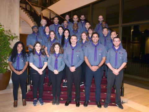 a group photo of the world scout committee 2021-2024