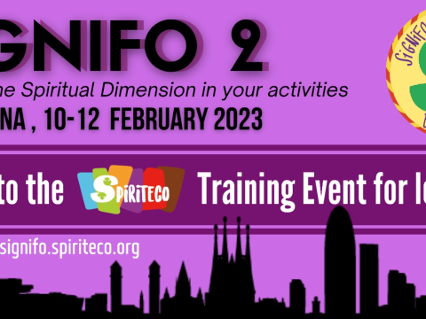 Signifo2 include the Spiritual Dimension in your activities promotional poster.