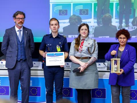 ZHP se voit décerner le prix CESE 2022 de la société civile