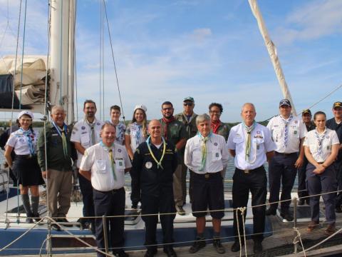 Scouts de Brasil parten para una navegación sin precedentes por la costa brasileña