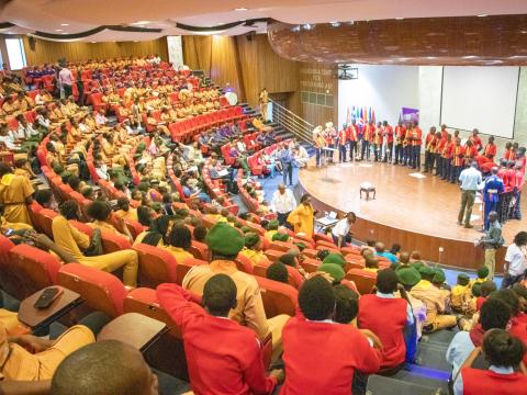 Africa Scout Day celebrations at the Univeristy of Nairobi on 11 March 2023