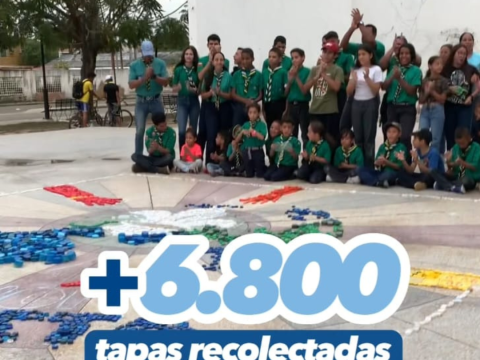 Mas de 6,800 tapas recolectadas