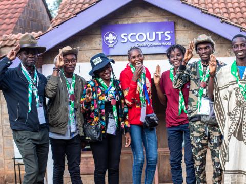 Scouts du Congo au Moot africain