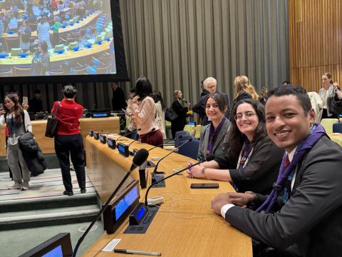 Youth Reps taking part in CSW68