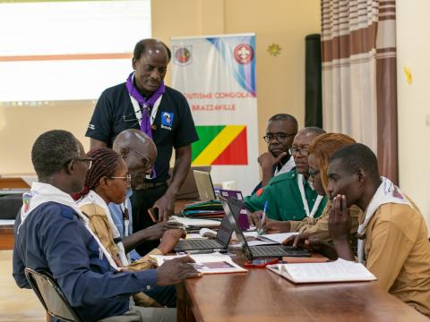 Post-admission support visit to Congo Brazzavile