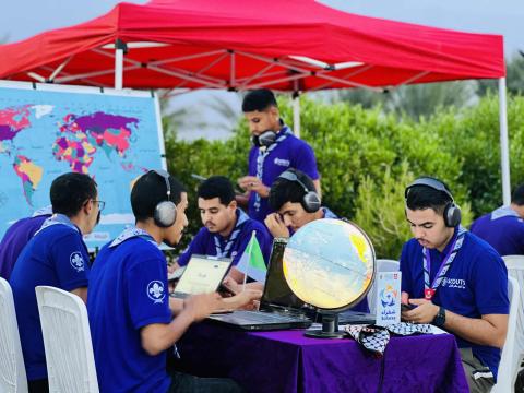 Algerian Scouts take part in JOTA-JOTI