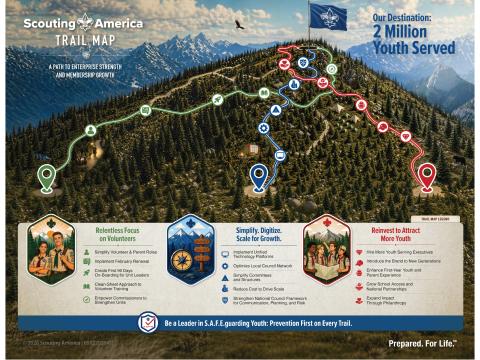 Scouting America trail map