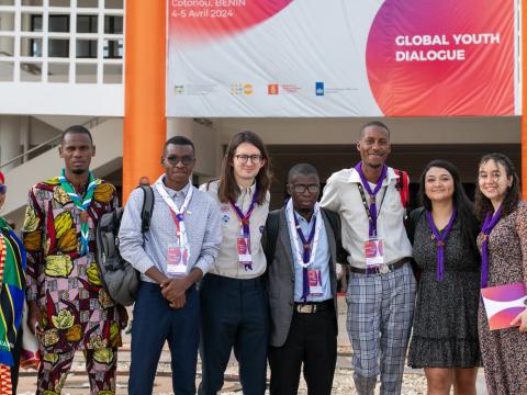 Youth Reps pose for a photo