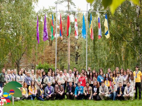 Eurasia scout region group photo