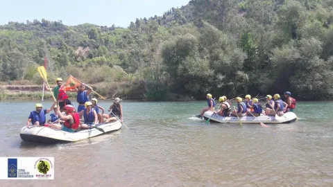 scouts water rafting