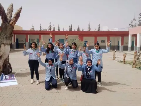 Group of Scouts from Tunisia