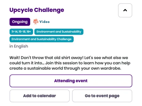A screenshot of an ongoing activity during JOTA-JOTIT 2022: The Upcycle Challenge!