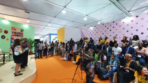 World Scouting, WAGGGS and Restless Development host conversations on Intergenerational Solidarity for Climate Action at the Children & Youth Pavilion of COP27