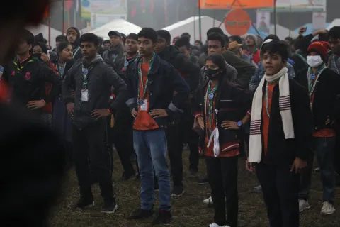 Scouts morning exercise