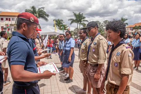 Des Scouts de Madagascar participent à la réponse au cyclone Freddy