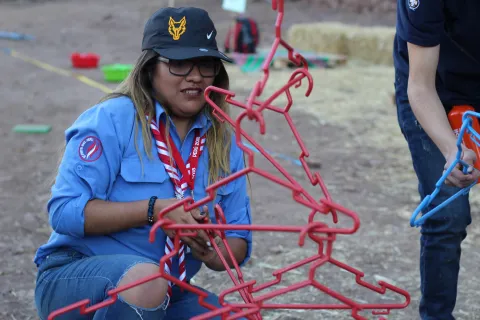 Scouts organizando