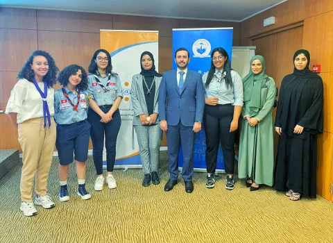Tunisian Scouts participate in the Regional Consultation Forum for Adolescents and Youth ICPD@30 in Tunisia, organized by UNFPA and strategic partners