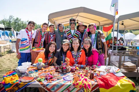 Bolivian Scouts in the Jamboree 2019 USA