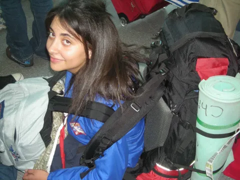 Esther Díaz first went to the World Scout Jamboree as a participant in 2007