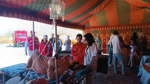 Scouts in Morocco taking part in blood drives after earthquake
