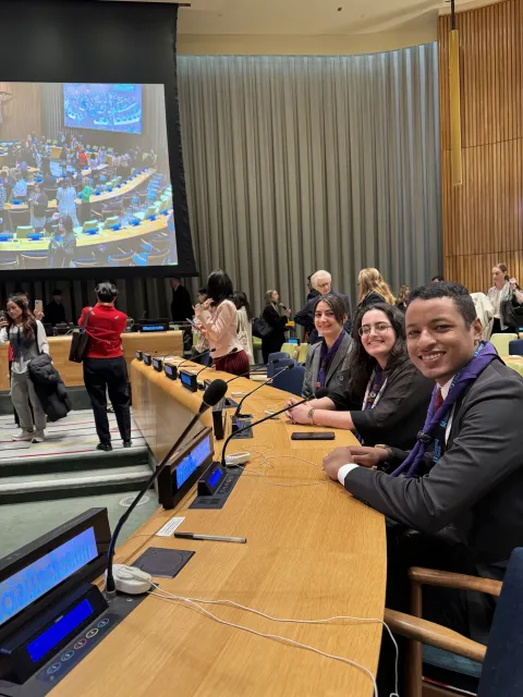Youth Reps taking part in CSW68