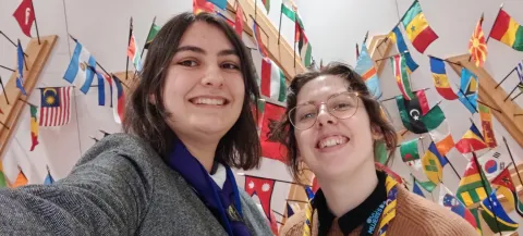 Youth reps smile at CSW68 in New York