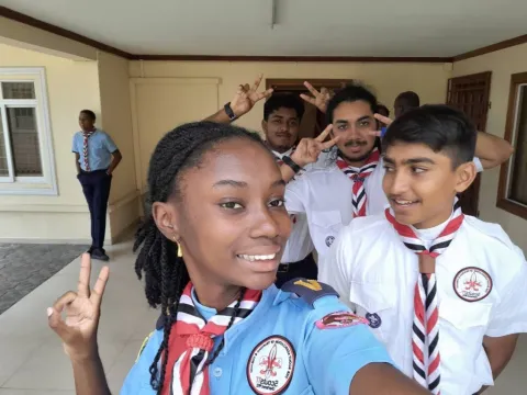 Scouts TT en Guyana