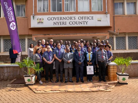 WOSM and WAGGGS at Nyeri County Office