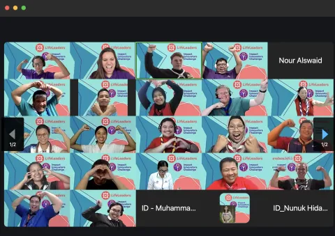 Screenshot from training