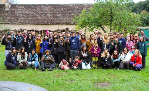 Group picture of the participants of the National Dialogue in Romania.
