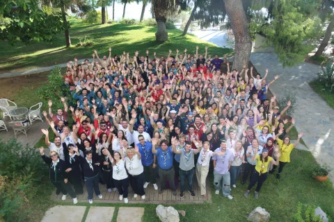 Group picture with participants, planning team and facilitators of The Academy 2025.