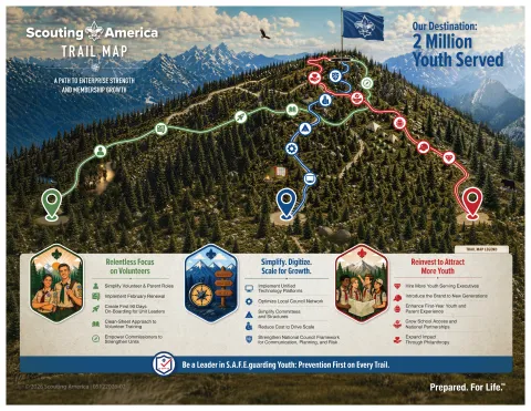 Scouting America trail map