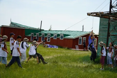 Scouts in action