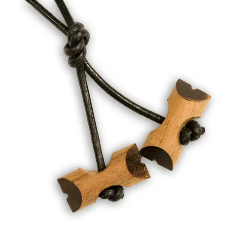 two beads from the wood badge