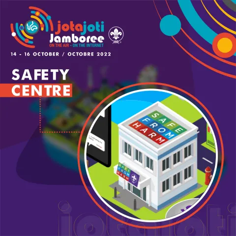 The Safety Centre on the JOTA-JOTI 2022 digital campsite