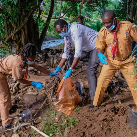 Nairobi River cleanup