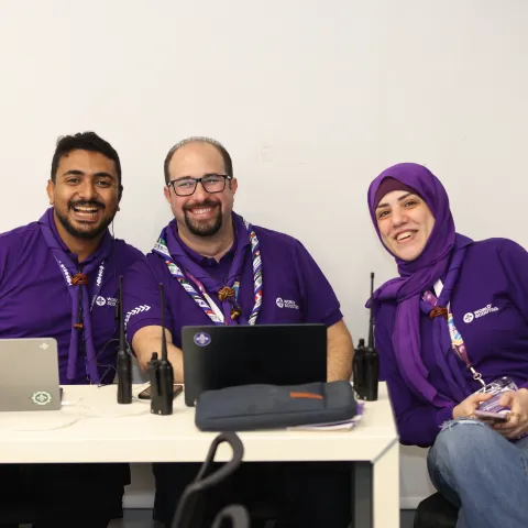 Staff at the Arab Scout Conference 2026